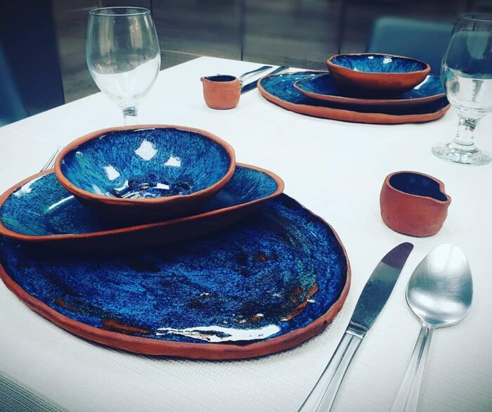 Terracotta Glazed Dinner-ware Set - Image 4
