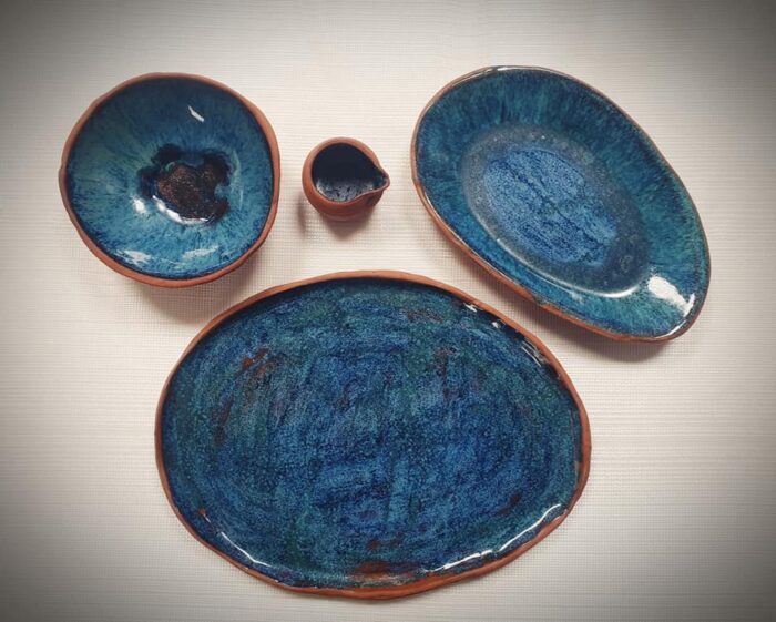 Terracotta Glazed Dinner-ware Set